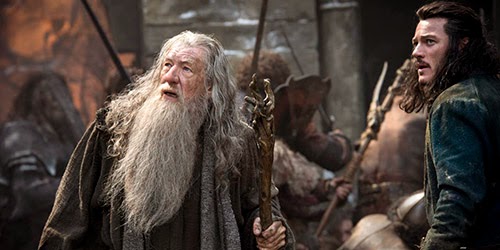 Ian McKellen y Luke Evans Primer cartel y primeras imágenes de "El hobbit: La Batalla de los Cinco Ejércitos"