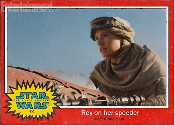Rey Descubre el nombre de los personajes de "Star Wars: El despertar de la Fuerza"