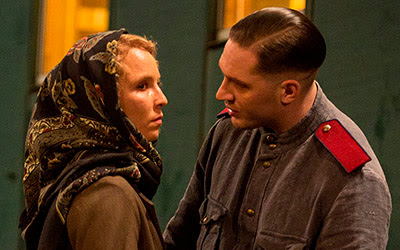 Noomi Rapace y Tom Hardy en "El niño 44" Estrenos de cine en España: 19 de junio de 2015