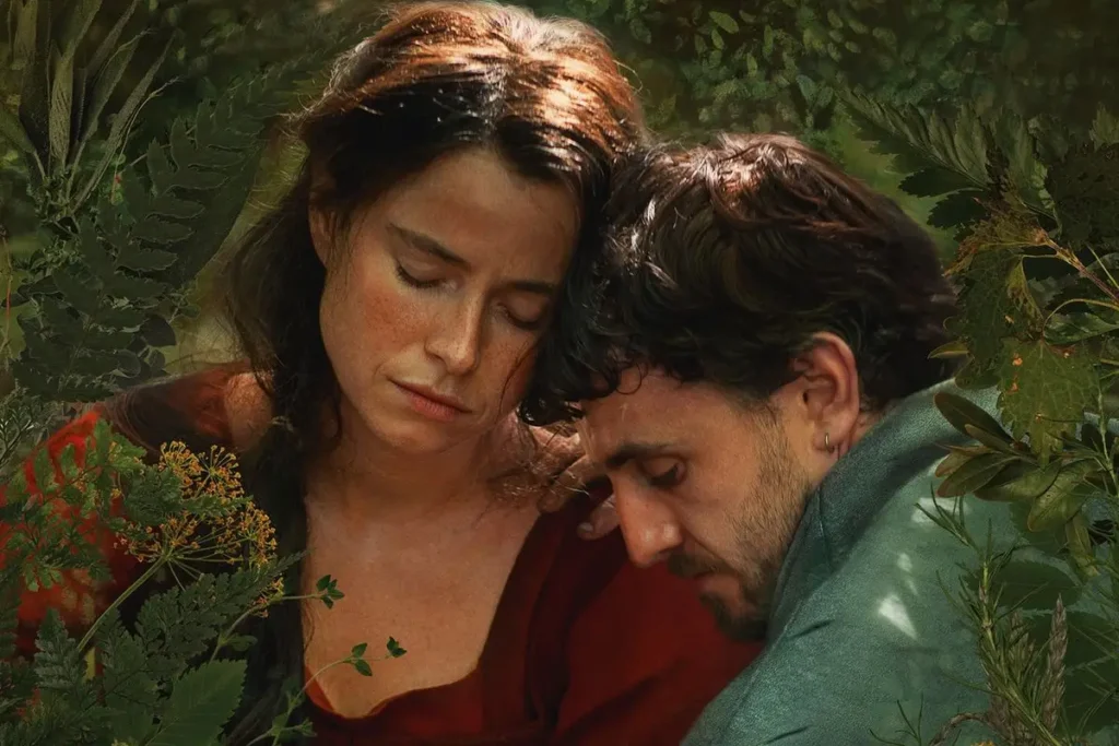 Jessica Buckley y Paul Pascal en 'Hamnet'